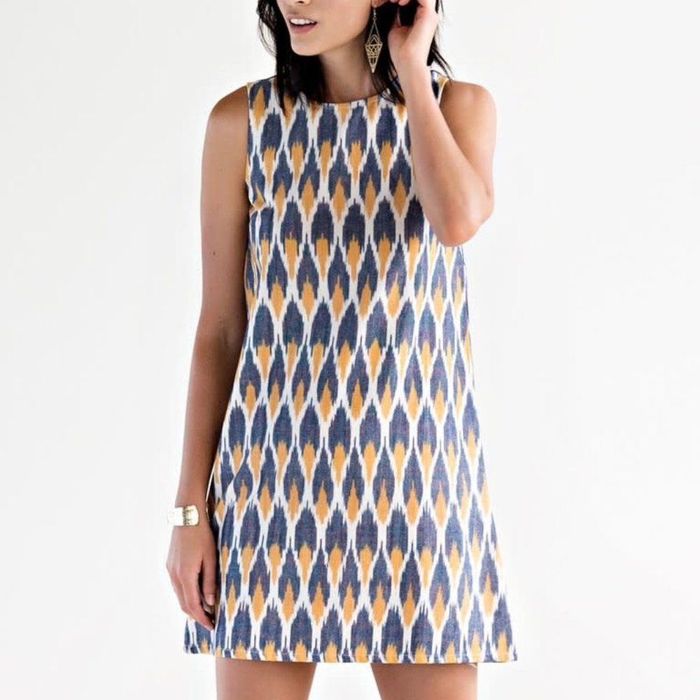 Mata Traders Ikat Polo Dress